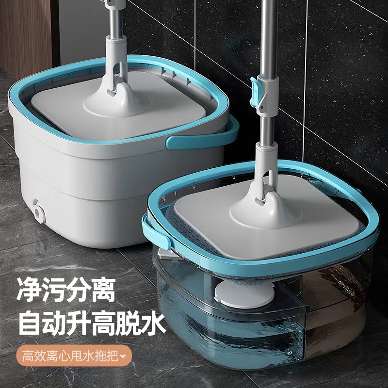 污水分离吸水平板拖把桶懒人家用免手洗旋转拖布自动拖地神器MOP